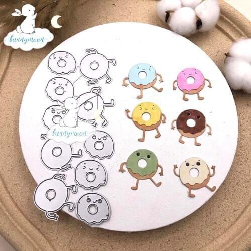 Bunnymoon Donuts Metal Cutting Dies Stencils for DIY Scrapbooking/photo Album stamps Decorative Embossing DIY Paper Card