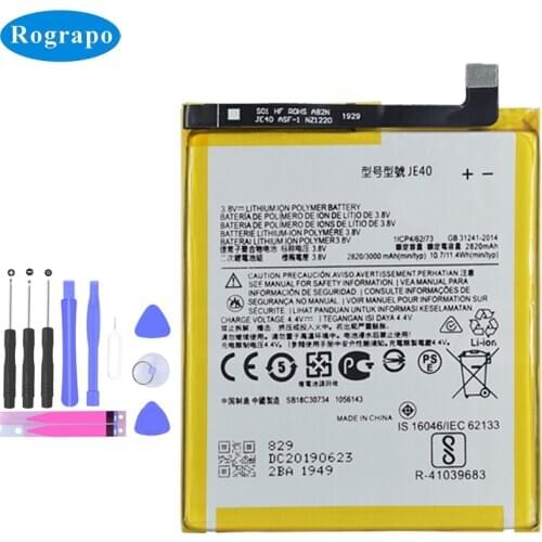 New Full 3000mAh Mobile Phone Battery for Motorola One Moto G7 Play XT1952-4