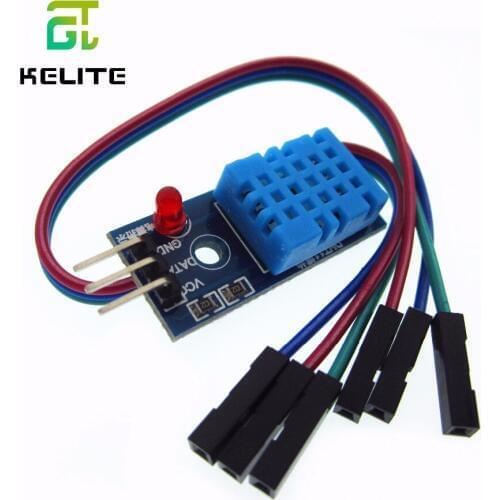 Single-bus digital temperature and humidity sensor DHT11 modules electronic building blocks with Dupont Line