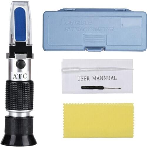 Salinity Refractometer 0-10% 1.000-1.070SG Optical Salinity Meter Salometer for Seawater Marine Aquaculture Food Salt Tester