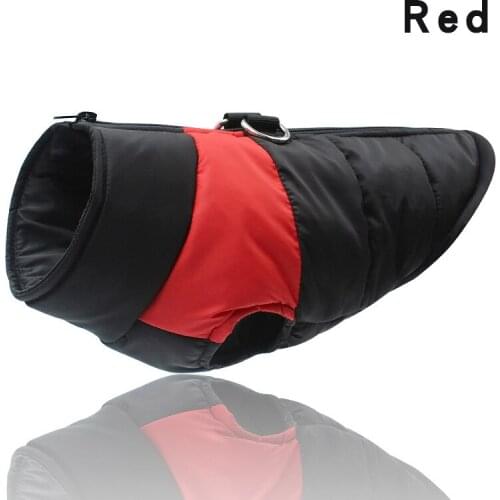 Waterproof Winter Warm Dog Clothes Pet Padded Vest Zipper Jacket Coat For the all dog