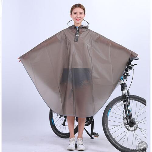 High quality Mens Womens Cycling Bicycle Bike Raincoat Rain Cape Poncho Hooded Windproof Rain Coat Mobility Scooter Cover