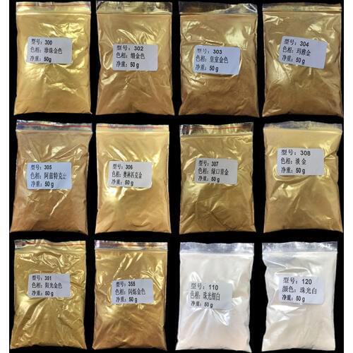 High Quality Pearl Powder gold Color Mica powder Pigment Glitter Pearlescent Powder For DIY Decoration