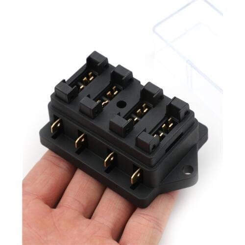 1pcs Fuse 8.5 X 5cm/3.3" X 1.9" Box Car Accessory Waterproof Vehicle Truck Boat Blade Fuse Box Holder