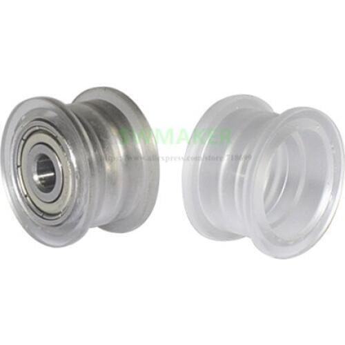 1pcs New transparent Smooth Idler Pulley H wheel for Openbuilds V-Slot rail,OX CNC,V Slot,H type,H wheel
