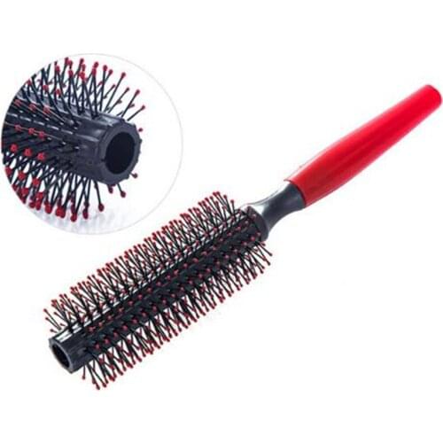 Hair Brush Anti-static High Temperature Resistant Round Barrel Hair Comb Drying Curling Barber Accessories DIY Home