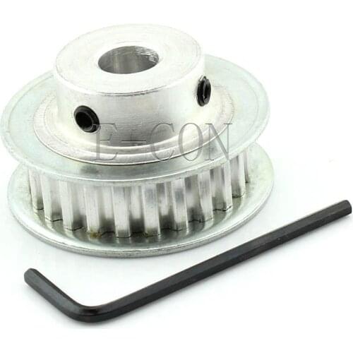 1pcs XL Type XL24T 11mm Width Aluminum Timing Belt Pulley 24 Teeth 6mm/6.35mm/8mm/10mm/12mm Bore for Stepper Motor