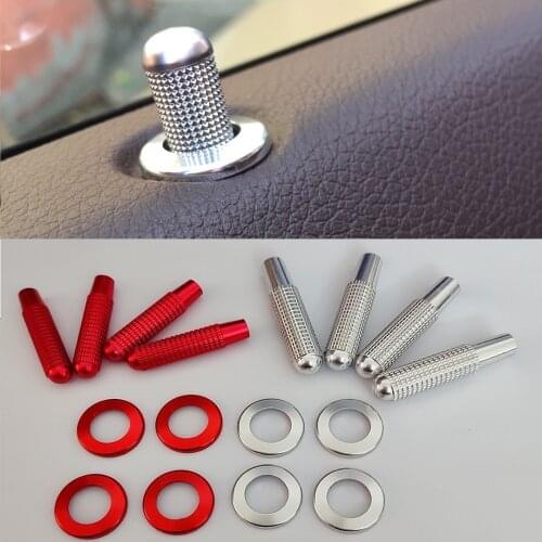 Angelguoguo Car modified for Mercedes Benz ML GL Class door bolt lock pin cover auto door bolt