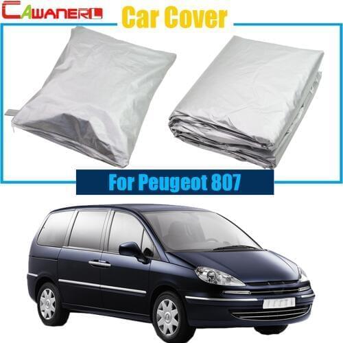 Cawanerl Car Cover Vehicle Sun Snow Rain Resistant Protection Cover UV Anti Dust Proof For Peugeot 807