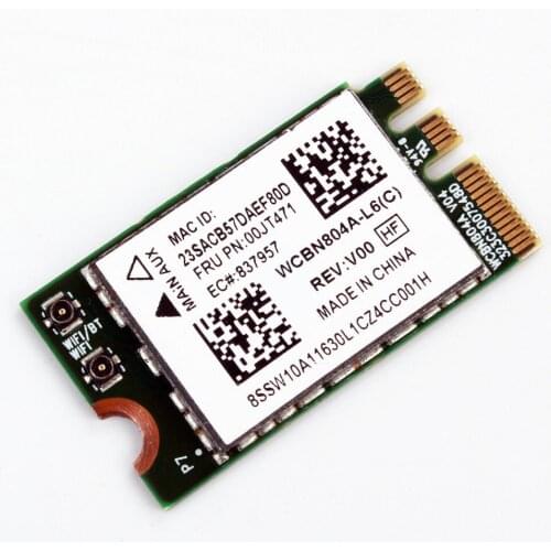 Wireless Adapter Card for Lenovo B70-80 YOGA 13 14 NGFF Wireless Card Atheros QCNFA34AC BT4.0 FRU 00JT471