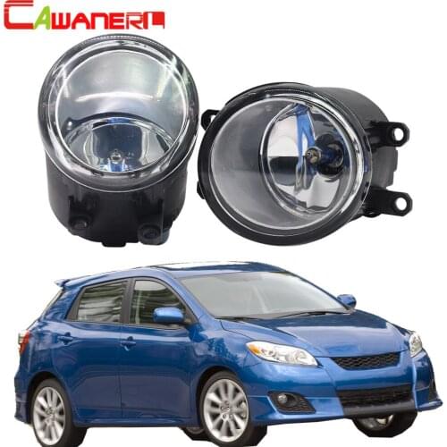Cawanerl 2 Pieces 100W Car Halogen Fog Lamp Daytime Running Light DRL High Power For 2008-2013 Toyota Matrix