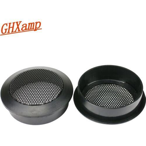 Ghxamp 2 inch Speaker Case Cover 56mm Car Tweeter Mesh Cover Repair Parts For Car Treble Loudspeaker 2pcs
