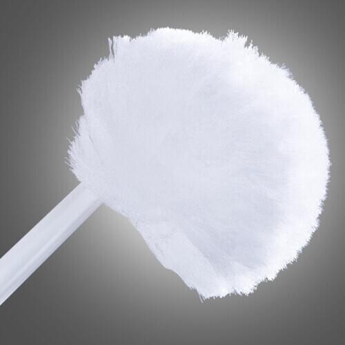 Clean toilet toilet soft brush, toilet cleaning brush,Toilet wash toilet brush, with handle can squeeze water cotton brush