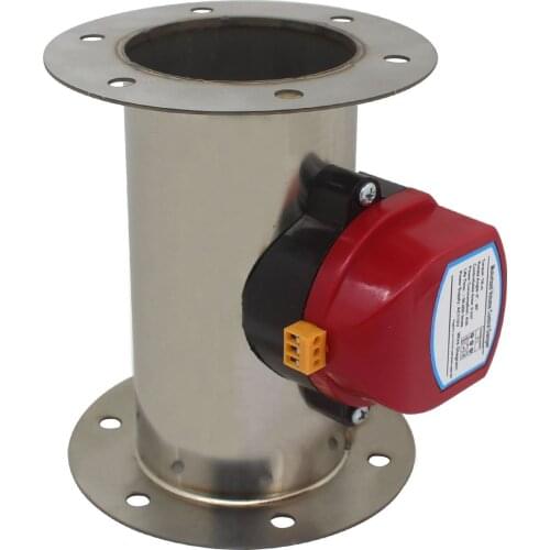 80-200mm with Flange 220v electric Motorized Damper air Duct Vent air Damper Valve Diameter ventilation tube