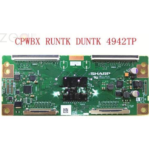 FOR Sharp Tcon Logic BarCPWBX RUNTK DUNTK 4942TP ZL ZK ZZ ZC ZF Logic Board Plate
