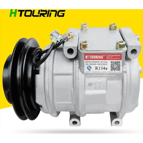 For TOYOTA LAND CRUISER PRADO 90 KZJ90 KZJ95 3.0 TD AC COMPRESSOR 447200-4550 88320-35670 447200-3682 4472004550 8634804 10PA17C