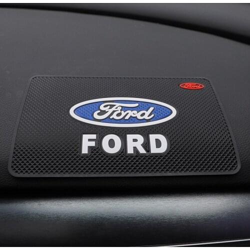 1Pcs Car Dashboard Non-Slip Mat PVC Silicone Anti-Slip Pad For Ford Fiesta Focus Kuga Ranger Mondeo Ecosport Escape Fusion Explo