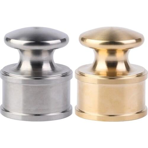 LMDZ Pure Copper Town Hand Pressed Leather DIY Leather Pressing Skin Leather Tool 0.9-1Kg Leather Craft Supplies