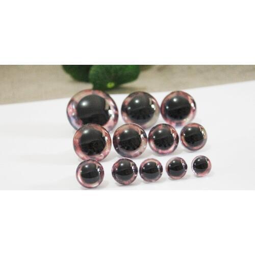 300pcs wholosale new 13mm--40mm round clear safety animal toy eyes +new glitter fabric+ washer for diy plush doll findings--02