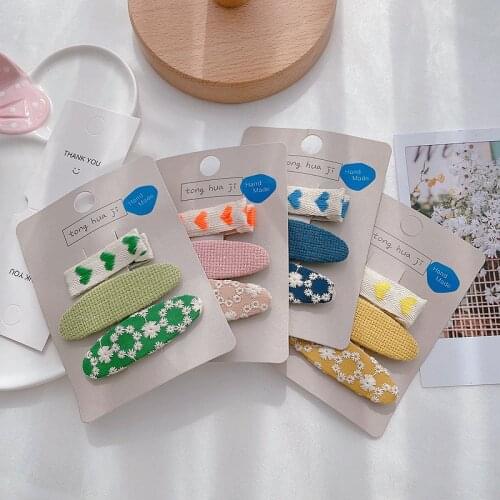 3 Piece Cute Hair Pins For Girls Hair Accessories Set Children Hair Grips Barrettes Kids Hair Styling Tools Barrettes Headwear