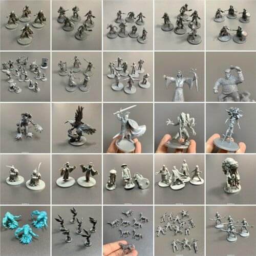 Board Game Miniature Mansions of Madness Horror Monster Figure Model Japanese Okko Chronicles Role Playing Figure Mini Toys