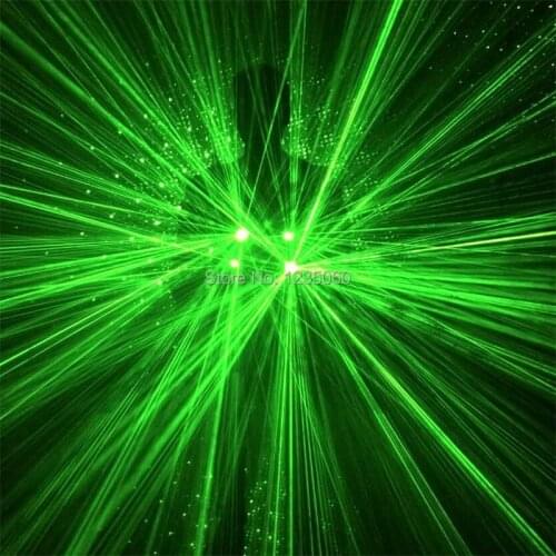 Newest Design Green Laserman Suit Luminous Waistcoat 532nm 100mW Green Laser Man Costume Clothes For Laser Show Party Supplies