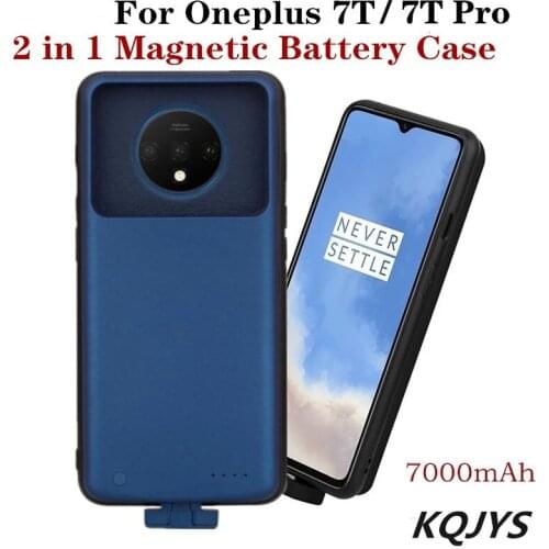 7000mAh External Power Bank Battery Charger Cases For Oneplus 7T Magnetic Battery Charging Cover For Oneplus 7T battery case