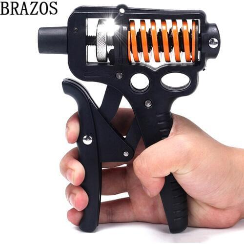 15-50KG Adjustable Hand Gripper Exerciser Finger Hand Power Grip Strength Expander Home Gym Powergrip Trainer Free Shipping