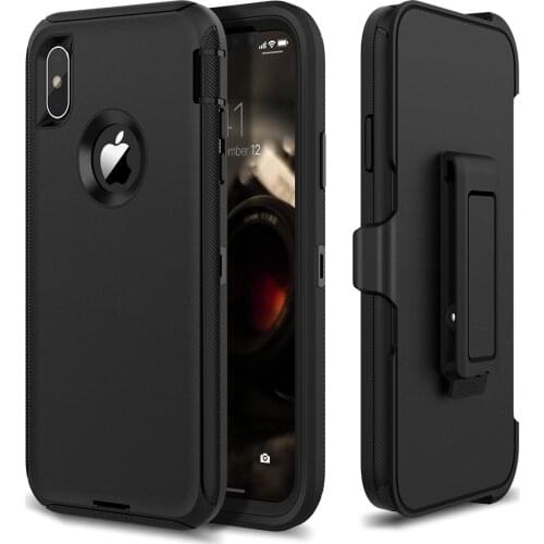 GrandEver Luxury Hard Case For iPhone 11 pro Max X Xs max XR 360 Case For 7 8 Plus Cases Rugged Protective Shockproof cover