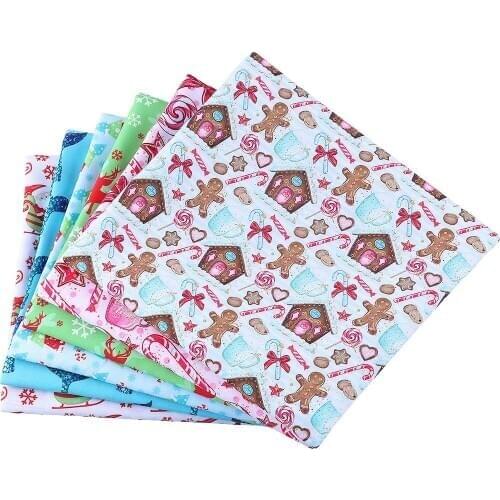 Diy polyester printing patch polyester cotton printing sewing craft supplies Christmas cartoon anime children quilt 50 * 140cm