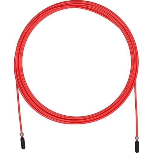 Velites replacement Cable for Crossfit, Fitness and boxing jump Comba | Red PVC and steel 2,5mm | Compatible with other brands