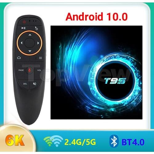 T95 TV Box Android 10 4G 64G 32G Allwinner H616 1080P H.265 6K TV BOX Android 10.0 2GB 16GB Set Top Box 2.4GHz Wifi 2020 New