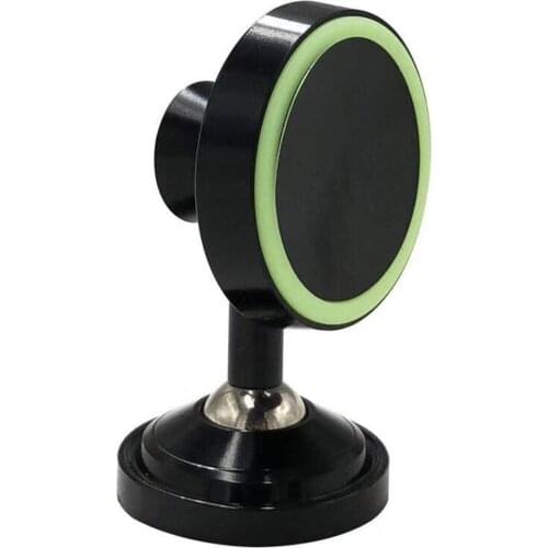 Multifunction Magnetic Car Phone Holder 360 Degree Rotation Luminous Parking Number Plate Aluminum Magnet Mount Car Holder