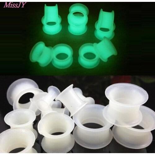 1 pc ear plug New glow in the dark drum ear defender ear plugs and tunnels ear expansion body piercing