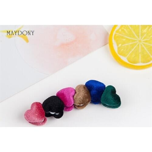 XT97 wholesale fashion headwear scarf magnet brooch \heart love button hijab clips 12pcs/lot