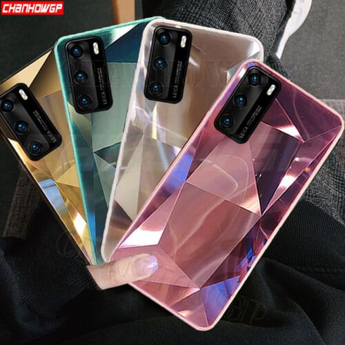 Mirror Diamond Soft Case For Huawei P40 P30 Lite Pro P Smart Z Y5P Y6P Y7P Y5 Y6 Y7 2019 Honor 9X 9S 9A 9C 8S 10i 10 20S 20 Lite