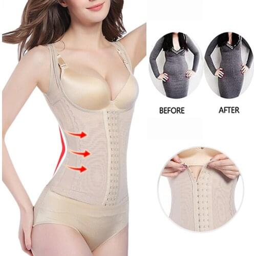 Women Waist Trainer Corset Vest Body Shaper Cincher Shapewear Slimming Belt Sports Girdle Tank Top
