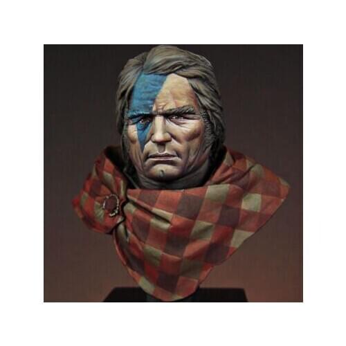 1/12 ancient officer man bust Resin figure Model kits Miniature gk Unassembly Unpainted