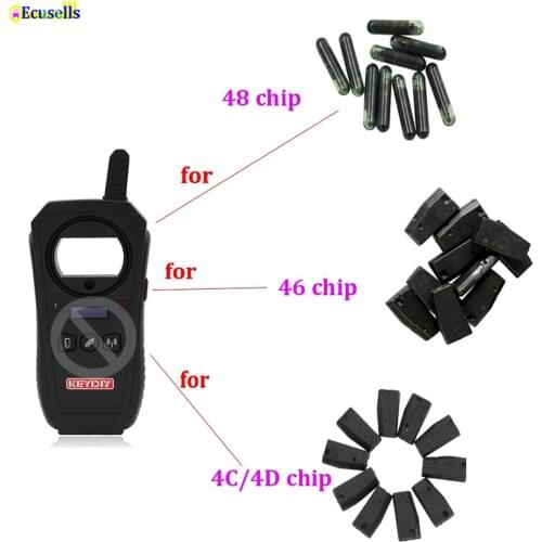 10pcs KD Auto Transponder Chip KD ID4C/4D KD ID48 ID46 KD-4D KD-46 KD-48 4C 4D 46 48 copy chip for KEYDIY KD-X2