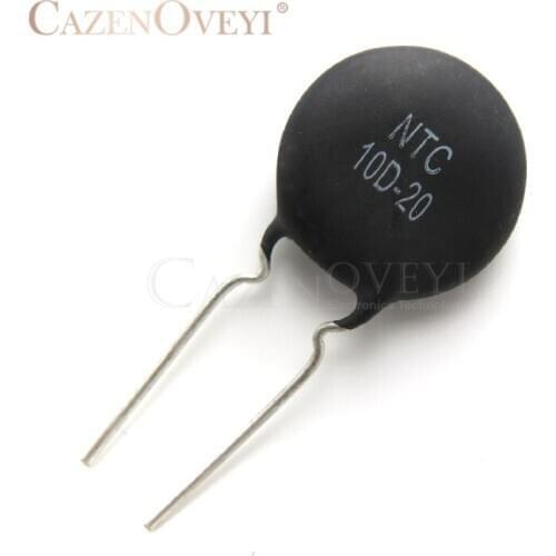 10pcs/lot 10D-20 NTC Thermistor Resistor NTC 10D-20 Thermal Resistor NEW In Stock