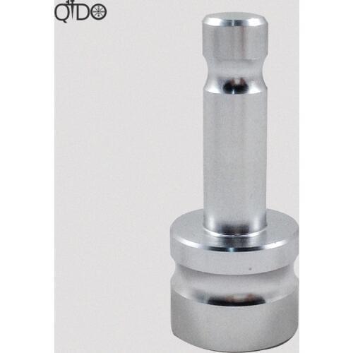 2pcs New aluminum alloy prism adapter 25mm 5/8" x 11 female thread to Dia.12 mm pole For Leica Prism