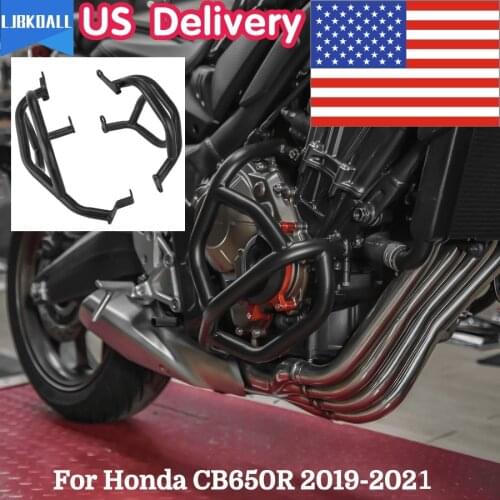 2020 CB 650R Accessories Motorcycle Black Engine Highway Crash Bar Guard Bumper Protector for Honda CB650R 2019 Motorbike