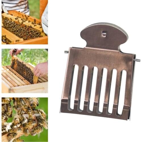 5PCS/ LOT Stainless Steel Bee Queen Catcher Bees Clip Queen Rearing Cage Beekeeper Supplies