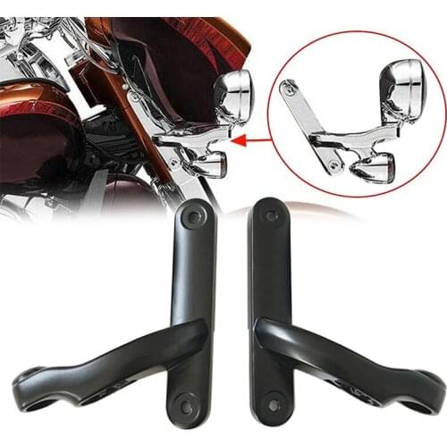 For Ha rley accessories 4.5 inch Housing Bucket and Mounting Brackets For Ha rley Street Glide 4.5" Led Passing Fog Lights