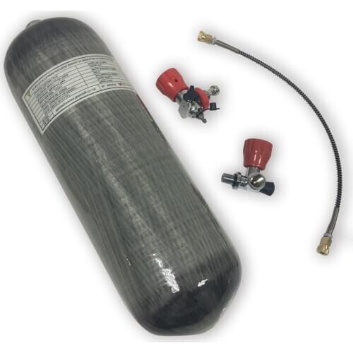 AC109101 9L CE 4500psi Paintball Air Tank With Pcp Airforce Condor For Compressed Air Rifle Scuba Diving Cylinder Acecare