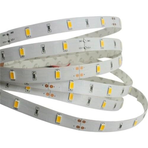 Free Shipping 5M/roll 5630SMD WW NW CW color DC12V/24V Double FPC Board, Gold Wire Copper Frame inside Flexible LED Strip Light