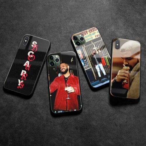 DRAKE RAPPER hiphop Coque soft silicone glass Phone case cover for iPhone SE 6 6s 7 8 Plus X XR XS 11 12 mini Pro max