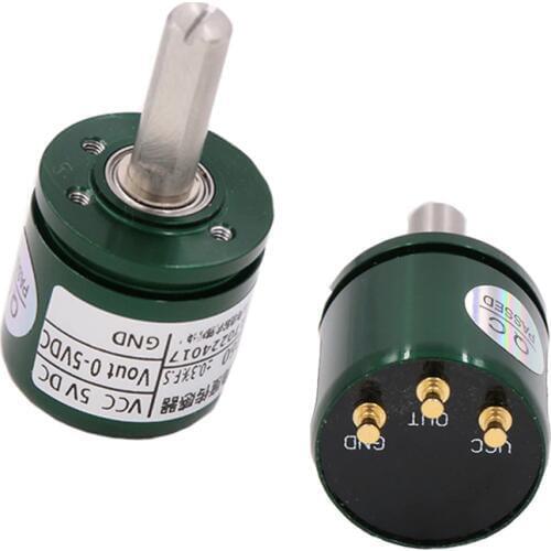 Hall Angle Sensor Non-contact 0-360 Degree Angular Torque Rotation Sensor 12bit Displacement Sensor Position Sensor 0-5V