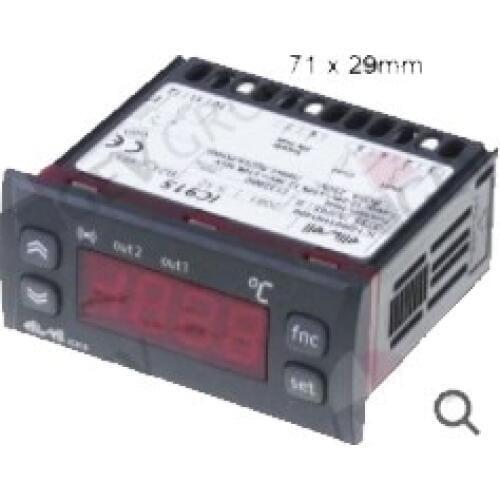 Electronic controller ELIWELL IC915 model IC12J00THD400 mounting measurements 71x29mm
