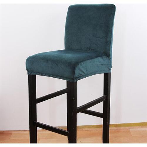 Europe Pure Color Stretch Bar Chair Cover Seat Covers Hotel Banquet Dining Room Housse De Chaise Armchair Home Chair Covers